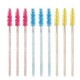 Best Selling Shiny Disposable Eyelash Applicator Wands Mascara Eyebrow Spoolers Comb Wands Spoolies Brushes